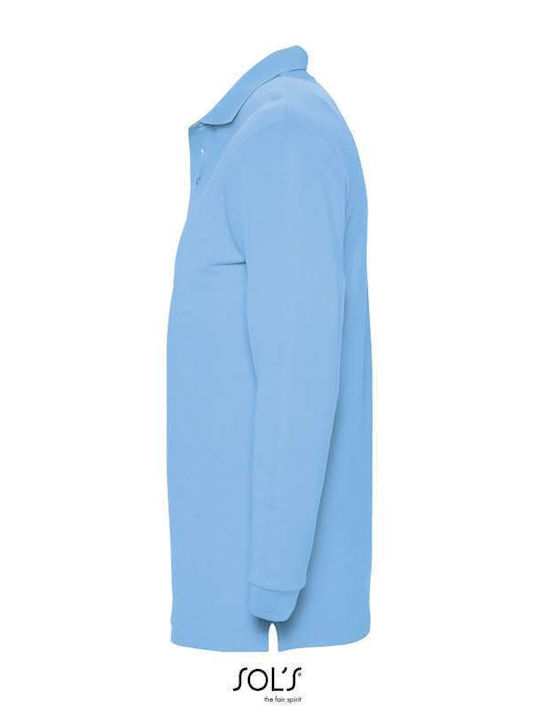 Sol's Winter II Men's Long Sleeve Promotional Blouse Light Blue