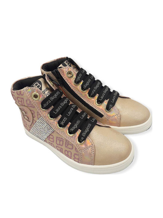 Παιδικά Sneakers High Ροζ