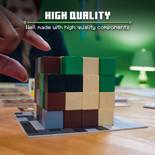 Board Game Minecraft for 2-4 Players 10+ Years Old (RO) Ravensburger