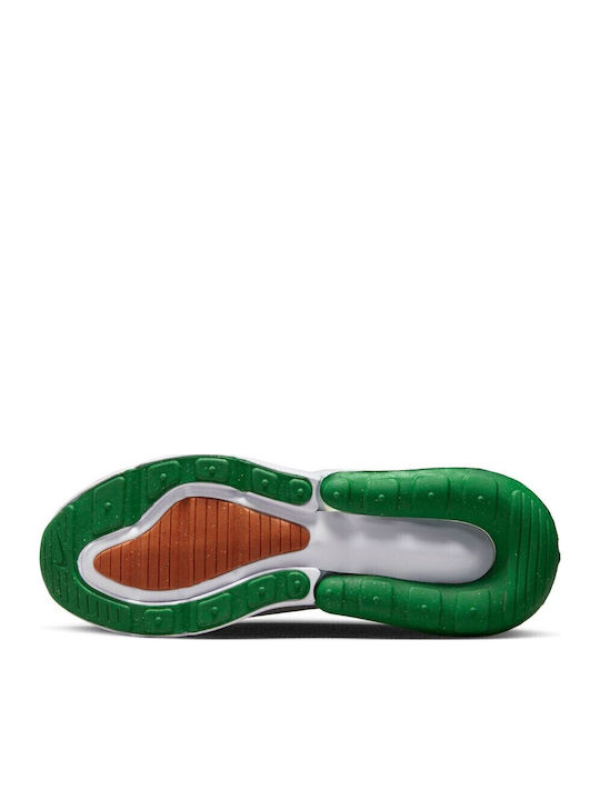 Air Max 270 Air Max 270 GS Kinder Sneakers White / Safety Orange / Light Bone / Gorge Green