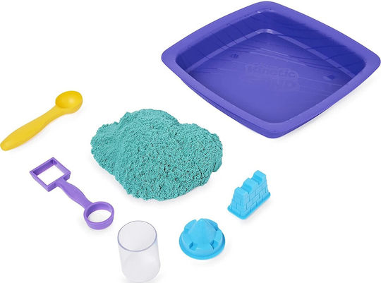 Spin Master Sand Construction Toy Kinetic Sand Sparkle Sandcastle Set Green for Children 3++ Years