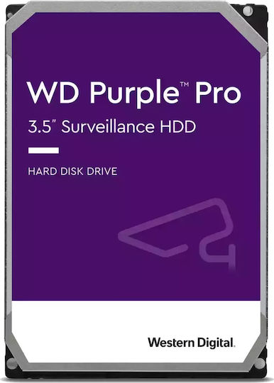 Western Digital Purple Pro Surveillance 22TB HDD Hard Drive 3.5" SATA III 7200rpm with 512MB Cache for Recorder