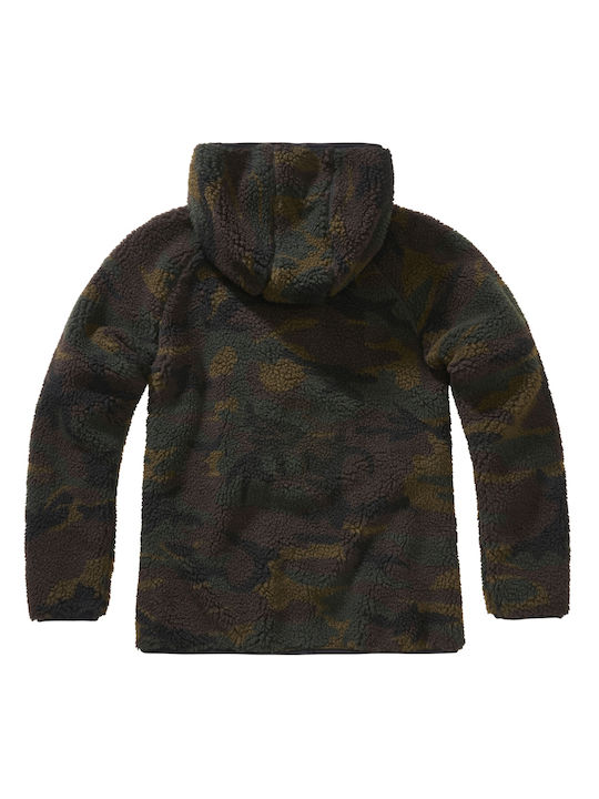 Brandit Fleece Γυναικεία Ζακέτα με Φερμουάρ Camoflage