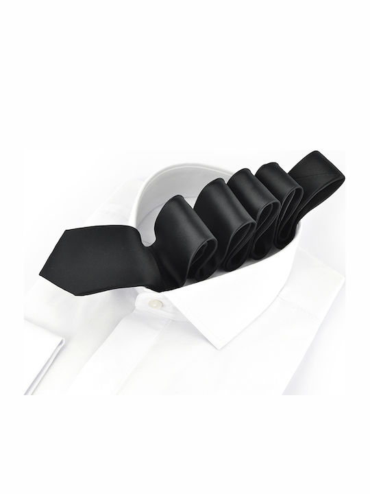 Venturi Herren Krawatte Synthetisch,Polyester/Cotton/Leather Monochrom in Schwarz Farbe Venturi Herren Krawatte Synthetisch,Polyester/Cotton/Leather Monochrom in Schwarz Farbe