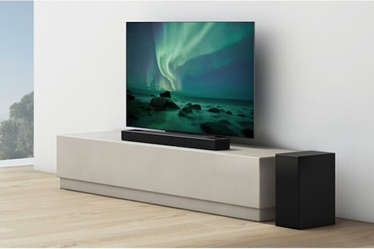 LG S75Q Soundbar 3.1.2 Bluetooth και HDMI 380W με Ασύρματο Subwoofer και Τηλεχειριστήριο Μαύρο