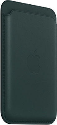 Apple Leather Wallet MagSafe Card Case Forest Green