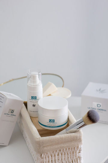 Ultima Derma Cannabis Fresh 24h Cream Face Day with Aloe Vera 50ml