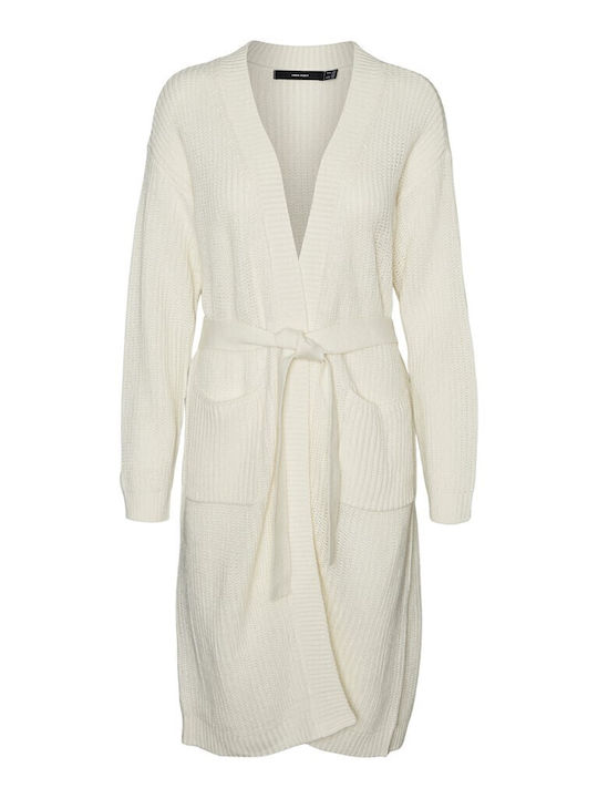 Sayla Long Women's Cardigan White