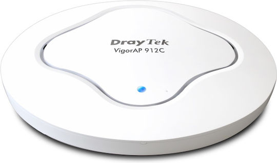 Draytek VigorAP 912C Access Point Wi‑Fi 5 Dual Band (2.4 & 5GHz) Single Kit