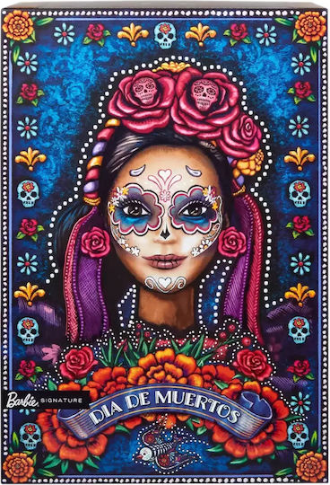 Barbie Dia De Los Muertos Collectible Doll for 6+ years old+ Years 33cm