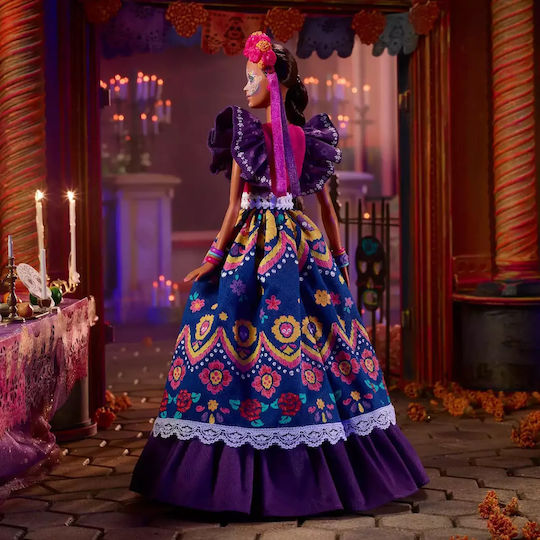 Barbie Dia De Los Muertos Collectible Doll for 6+ years old+ Years 33cm