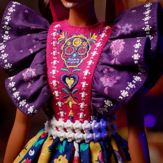 Barbie Dia De Los Muertos Collectible Doll for 6+ years old+ Years 33cm