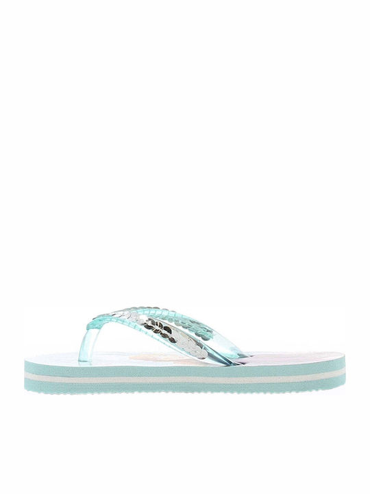 Kinder Flip Flops Gefroren Hellblaue