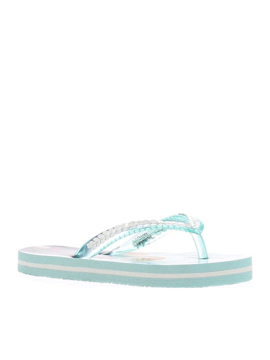 Kinder Flip Flops Gefroren Hellblaue