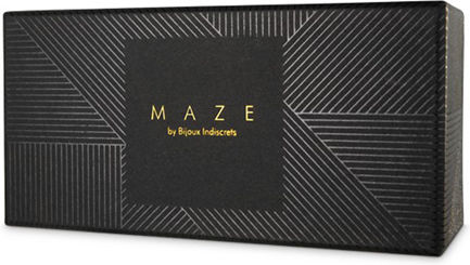 Bijoux Indiscrets Maze Collar With Leash Κολάρο σε Μαύρο Χρώμα
