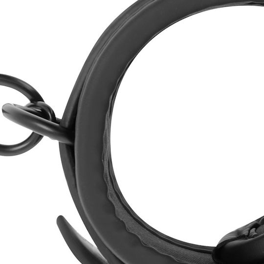 Fetish Submissive Open Leg Set Βοήθημα σε Μαύρο Χρώμα