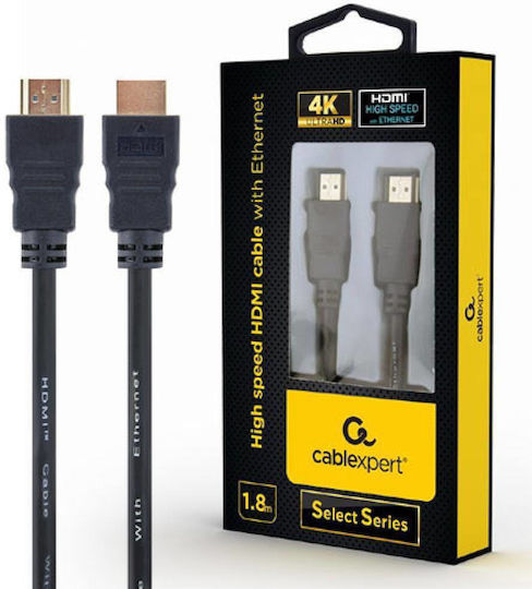 Cablexpert HDMI 1.4 High Speed 1080p 120Hz Cable HDMI Male - HDMI Male 1.8m Black