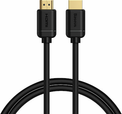 Baseus HDMI 2.0 Cable HDMI male - HDMI male 0.75m Μαύρο