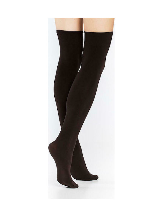 Inizio 3D Sento Women's High Socks Opaque 100 Den Black