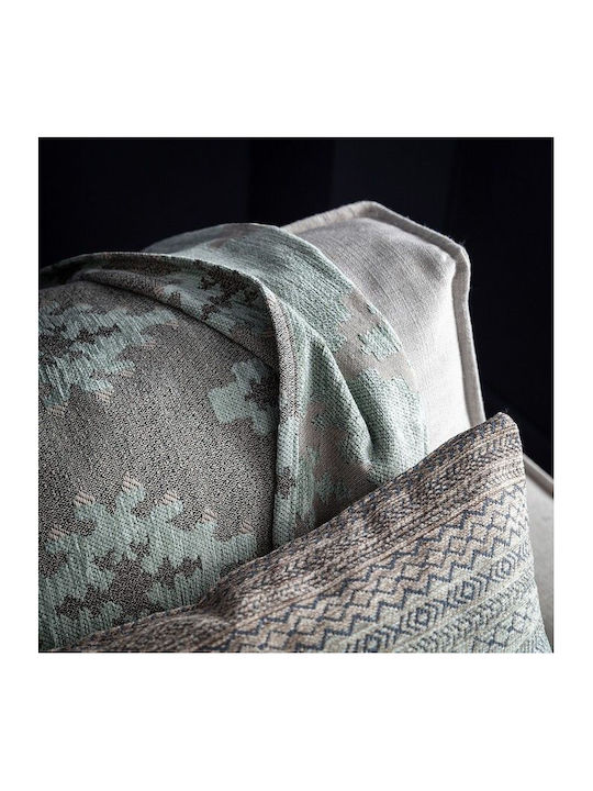 Gofis Home 343 Ριχτάρι Πολυθρόνας Ζακάρ 180x180εκ. 11 Aqua Green 2007343111002