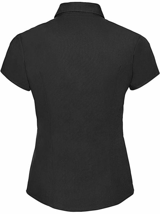 Russell Europe Women's Monochrome Short Sleeve Shirt Black