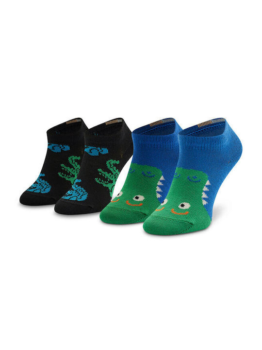 Happy Socks Șosete pentru Copii Înălțime până la genunchi Multicolore 2 Perechi