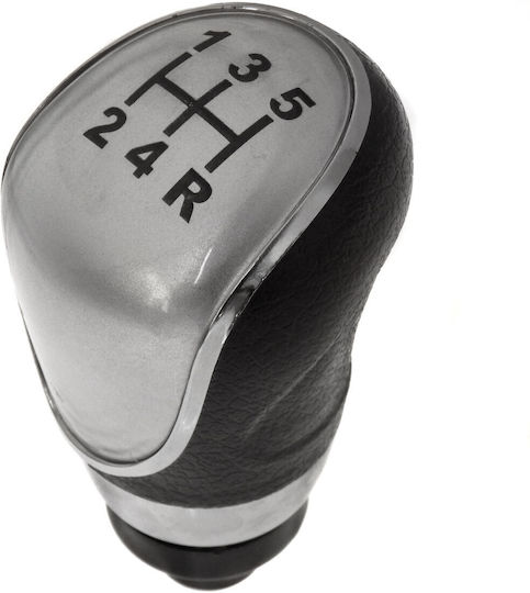 Buton schimbător 5 viteze pentru Ford Concentrare '08-'11 Argintiu