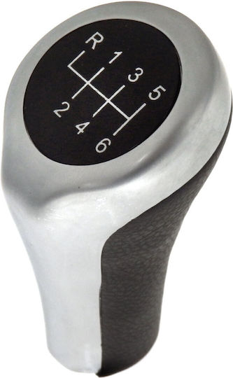 6 Shift Knob Universal BMW X1 / X3 / Z4 / Series 1 / Series 3 / Series 5 / Series 6 BMW Silver