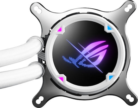 Asus ROG Strix LC II 360 ARGB Водно охлаждане на процесор Троен вентилатор 120мм за Socket AM4/1700/1200/115x Бял