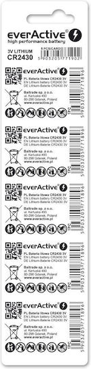 EverActive Batterien Lithium für Uhren CR2430 3V 5Stück