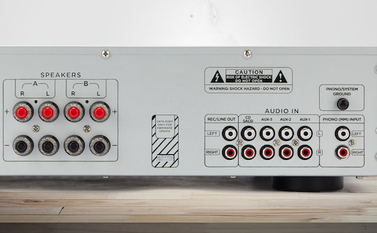 Aiwa AMU-120BT Power Amplifier Hi-Fi Amplifier Stereo 120W/4Ω 60W/8Ω AMU-120BTSL Silver