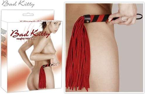 You2Toys Bad Kitty Red Flogger Μαστίγιο σε Κόκκινο Χρώμα