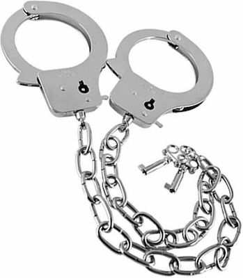 Guilty Pleasure Metal Handcuffs with Long Chain