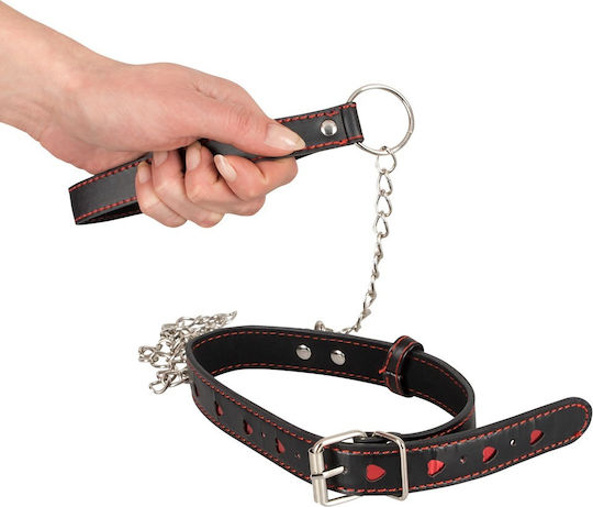 You2Toys Bad Kitty Leash With Collar Κολάρο σε Μαύρο Χρώμα