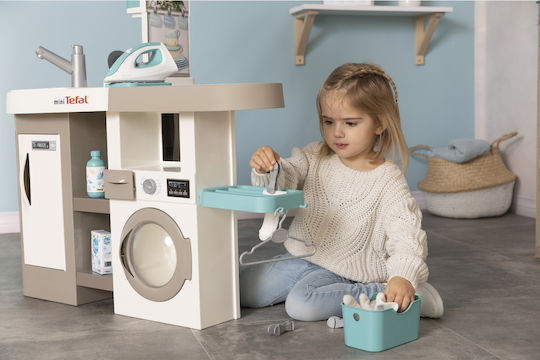 Smoby Tefal Cleaning Kitchen για 3+ Ετών 100 εκ. 36τμχ