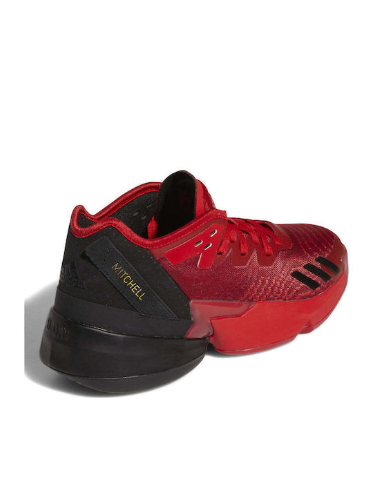 D.O.N. Issue #4 inalti Pantofi de baschet Vivid Red / Core Black / Team Victory Red