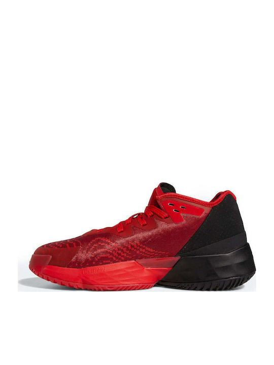 D.O.N. Issue #4 inalti Pantofi de baschet Vivid Red / Core Black / Team Victory Red