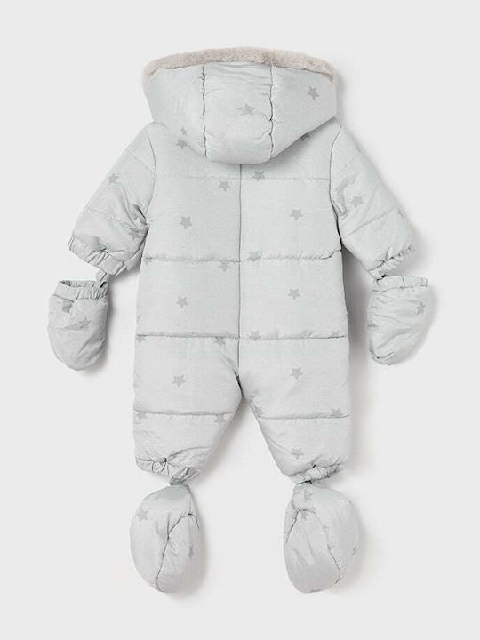 Mayoral Ecofriends Baby Bodysuit for Going Out Long-Sleeved Gray