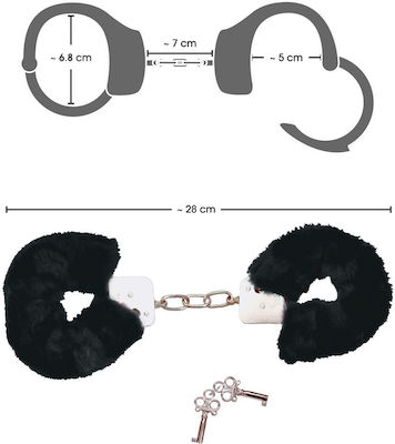 You2Toys Bad Kitty Soft Cuffs Хендъфри в Черно Цвят 05286410000