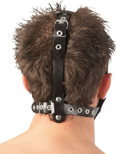 Zado Head Harness with Dildo Φίμωτρο σε Μαύρο Χρώμα