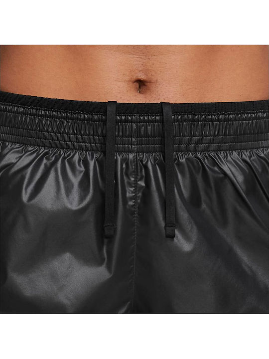 Swoosh Γυναικείο Δερμάτινο Αθλητικό Σορτς Dri-Fit Μαύρο