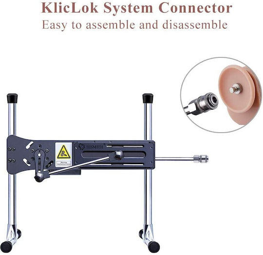 Hismith Extra-Length Vibrating Silicone Dildo With KlicLok 30cm BDSM Accessory in Flesh Color