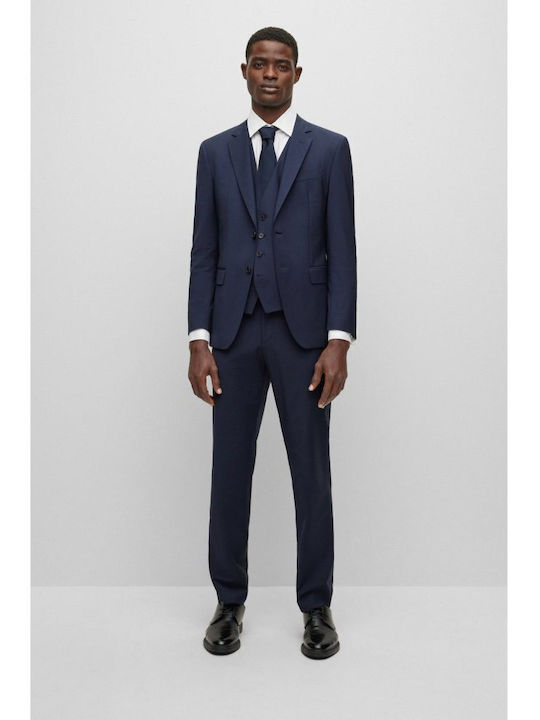 Hugo Boss Men's Suit Jacket Slim Fit Navy Blue