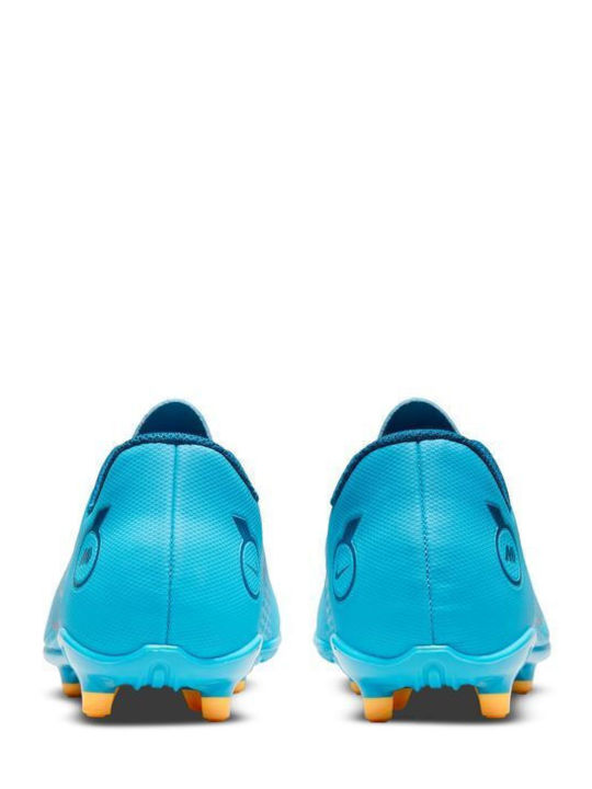 Mercurial Vapor Kids Molded Soccer Shoes Light Blue