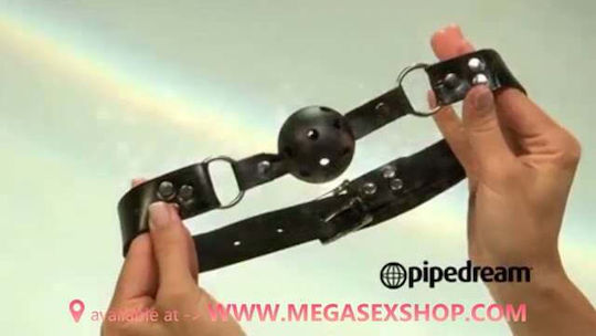 Toyz4lovers Easy Belt Gag Φίμωτρο Black