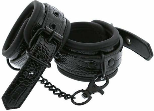 Dream Toys Blaze Luxury Fetish Hand Cuffs Белезници Black / Croco