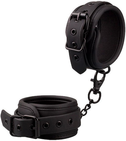 IntoYou Ankle Cuffs Vegan Leather Handcuffs in Black Color