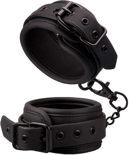 IntoYou Ankle Cuffs Vegan Leather Handcuffs in Black Color