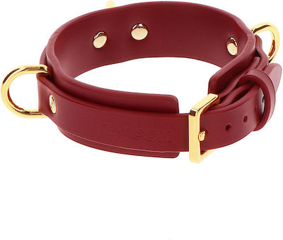 Taboom D-Ring Collar Deluxe Red