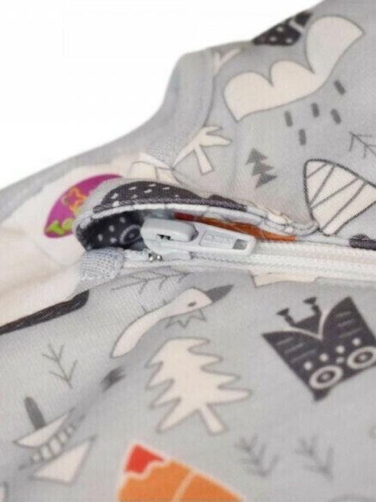 Tender Summer Sleeping Bag with Feet Flex 1 Tog Grey with Detachable Sleeves